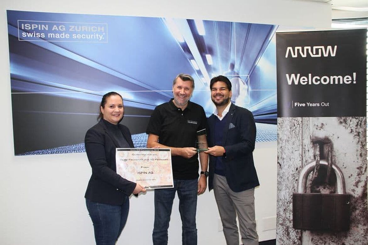 ISPIN ist Arrow ECS Security Partner of the Year 2018
